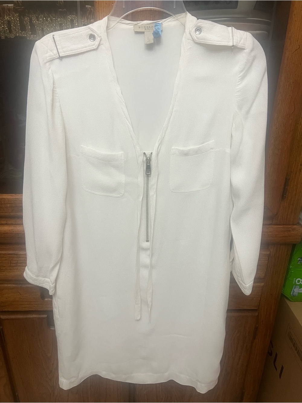Burberry Brit White Dress
